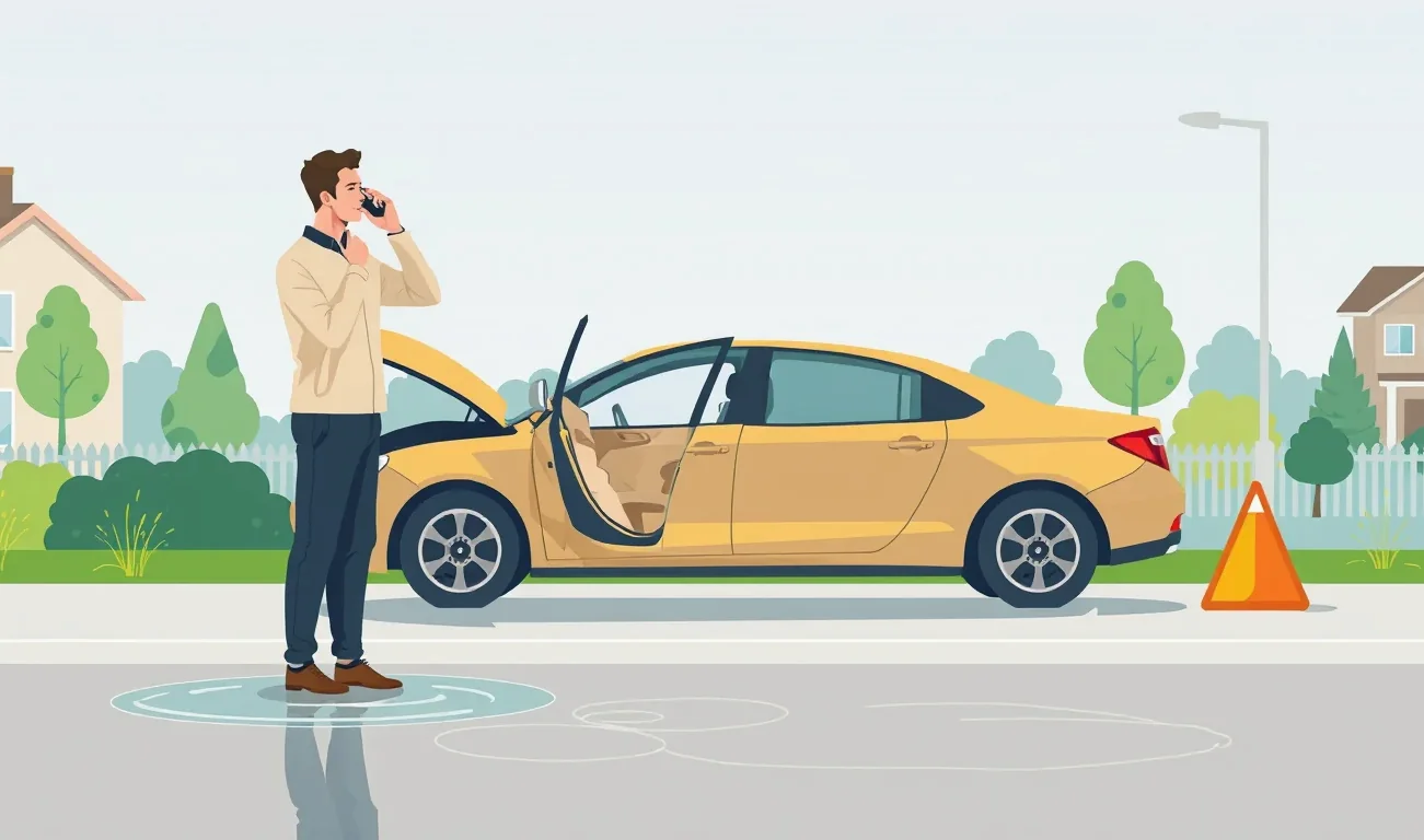 Auto uviaznuté v hlbokej vode pod zatopeným železničným podjazdom