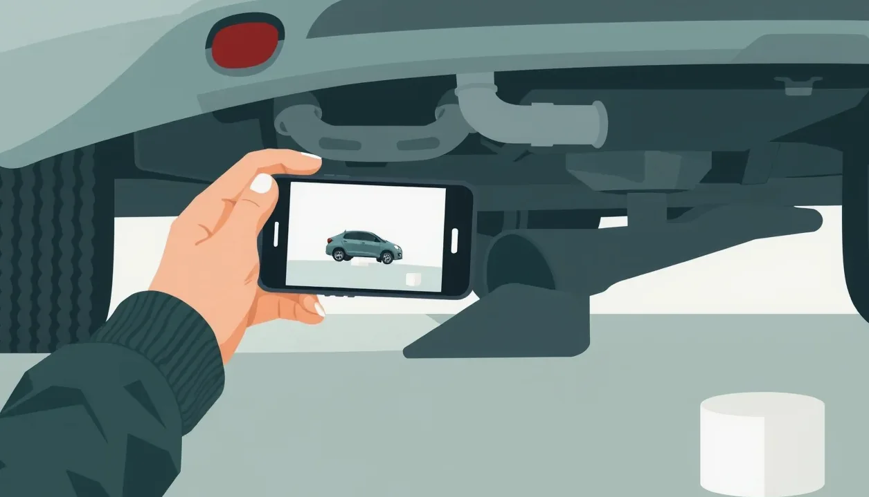 Spodná časť vozidla s mechanickou ochranou výfukového potrubia