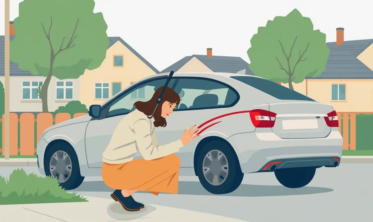Mechanik v dielni opravuje poškodenú elektroinštaláciu motorového priestoru auta