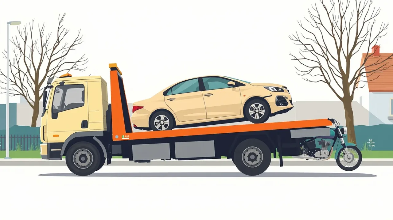 Obhliadka ťažko poškodeného motorového vozidla po dopravnej nehode likvidátorom
